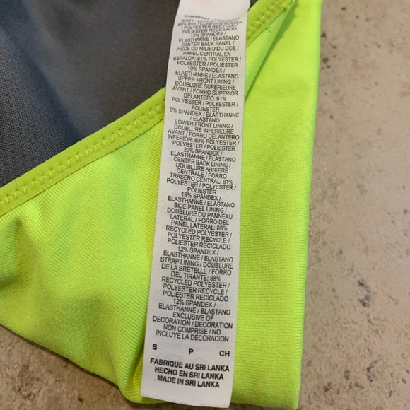 Nike Pro Lime Green Racerback Sports Bra - Size S - Picture 7 of 7